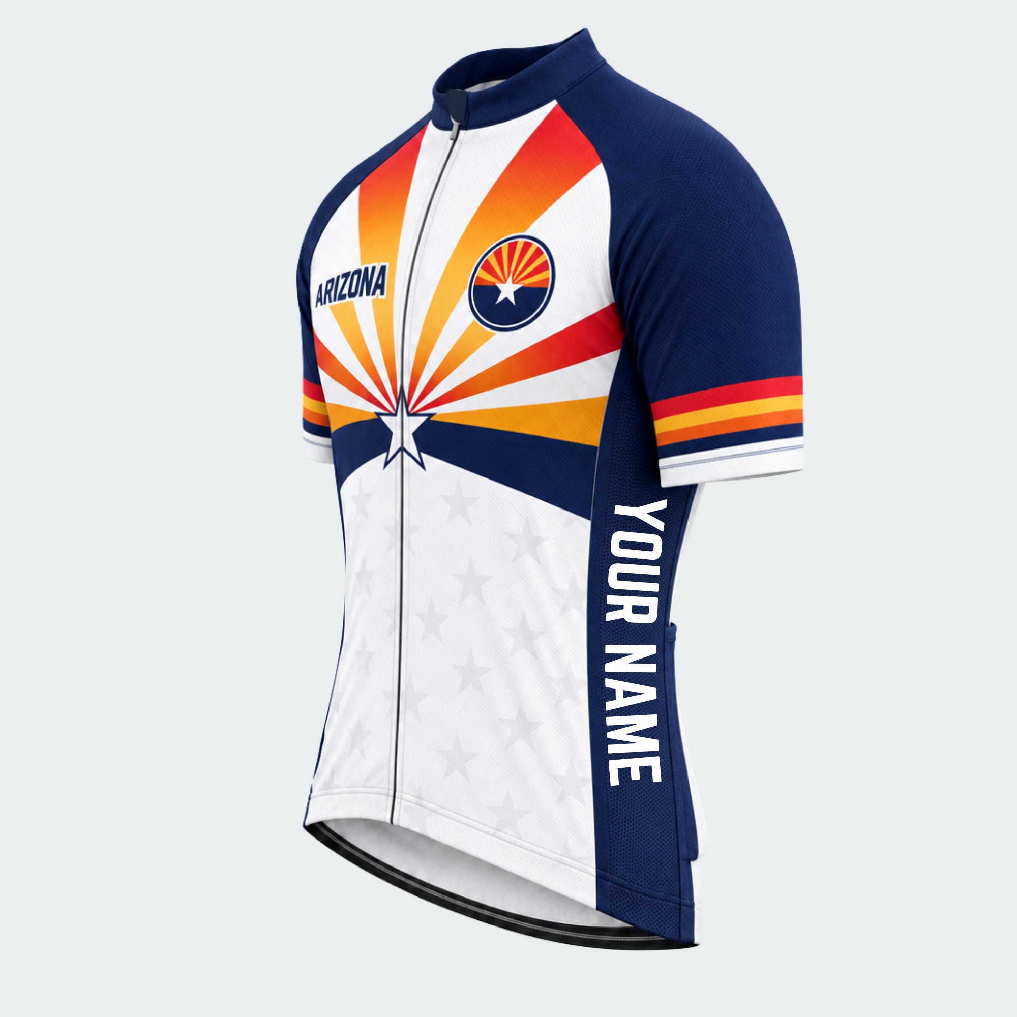 Men's Personalized Arizona Radiant Star Cycling Jersey & Kit — short sleeve jersey — image 04