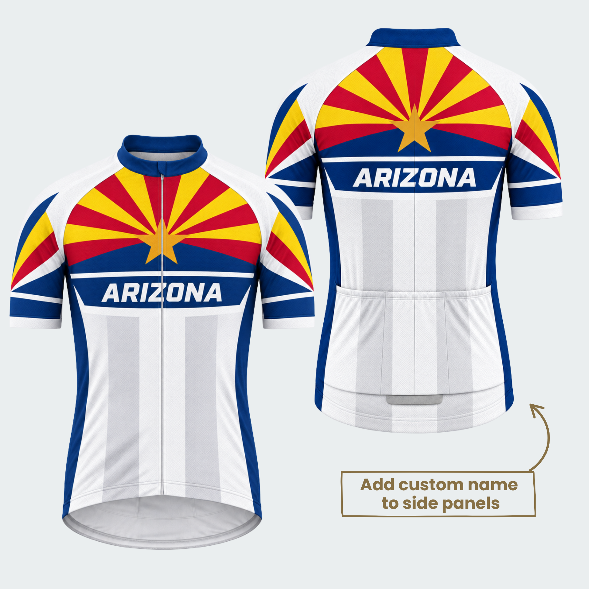 Men's Personalized Arizona Desert Star Cycling Jersey & Kit — short sleeve jersey — featured image