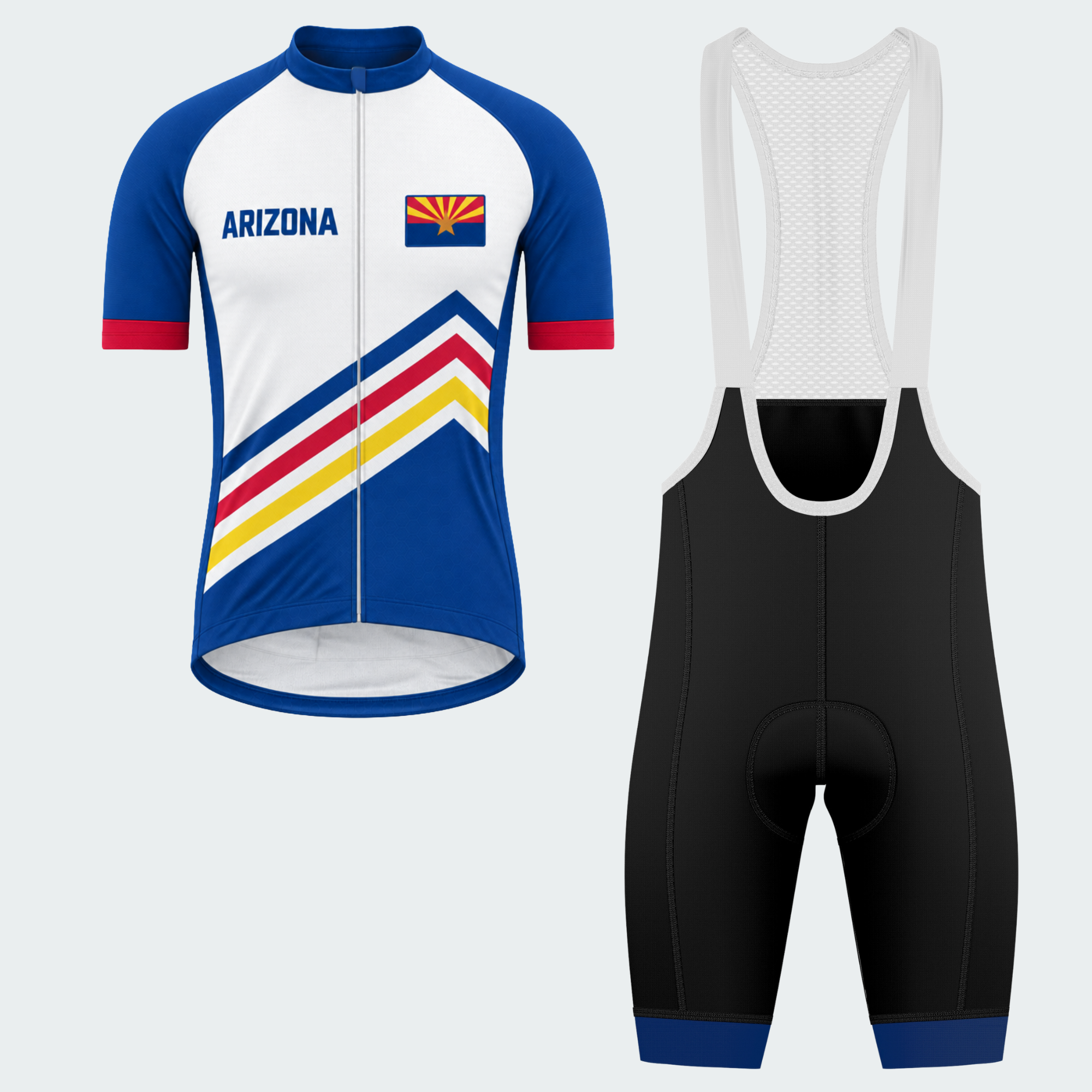 Men's Personalized Arizona Summit Chevron Cycling Jersey & Kit — short sleeve bib shorts kit — featured image