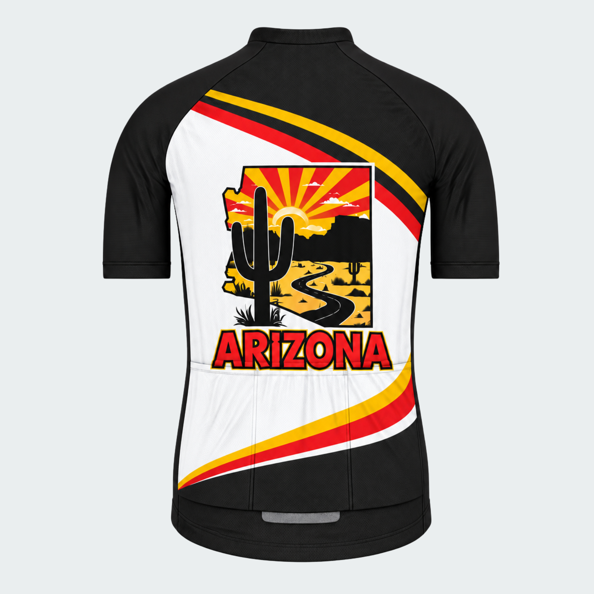 Men's Personalized Arizona Desert Sunrise Cycling Jersey & Kit — short sleeve jersey — image 03