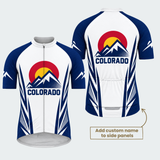 Men's Personalized Colorado Peaks Emblem Cycling Jersey & Kit — short sleeve jersey — featured image