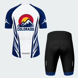 Men's Personalized Colorado Peaks Emblem Cycling Jersey & Kit — short sleeve shorts kit — image 02