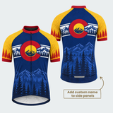 Men's Personalized Colorado Summit Circle Cycling Jersey & Kit — short sleeve jersey — featured image