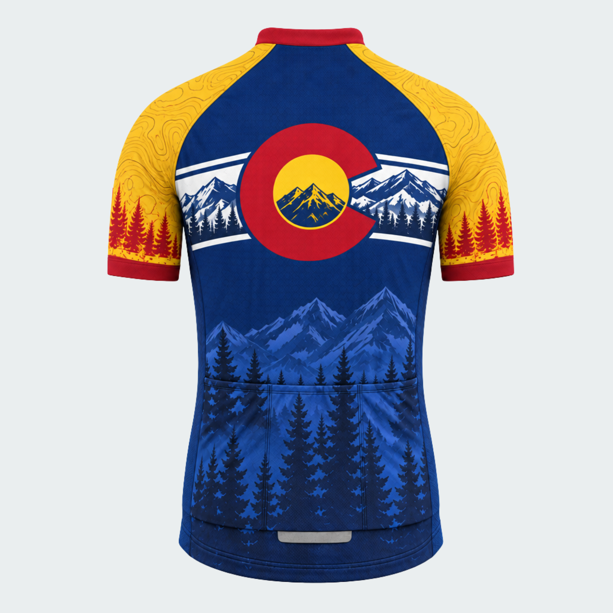 Men's Personalized Colorado Summit Circle Cycling Jersey & Kit — short sleeve jersey — image 03