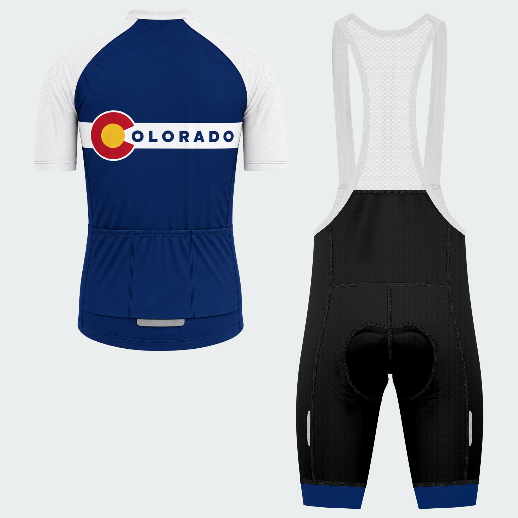 Men's Personalized Colorado Roundel Banner Cycling Jersey & Kit — short sleeve bib shorts kit — image 02