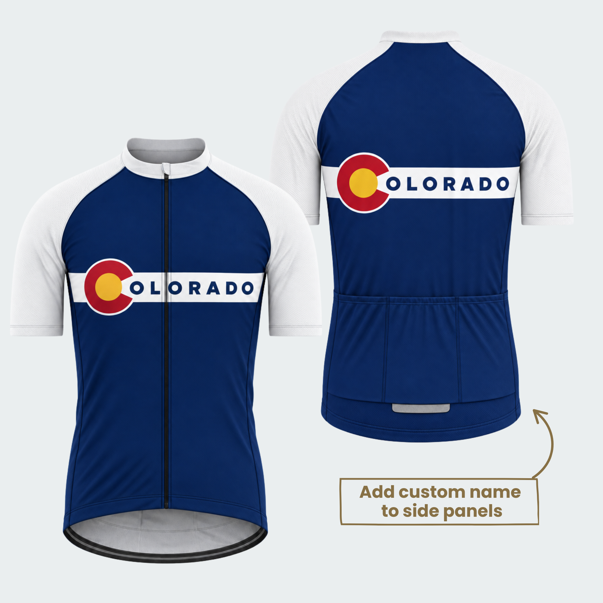 Men's Personalized Colorado Roundel Banner Cycling Jersey & Kit — short sleeve jersey — featured image