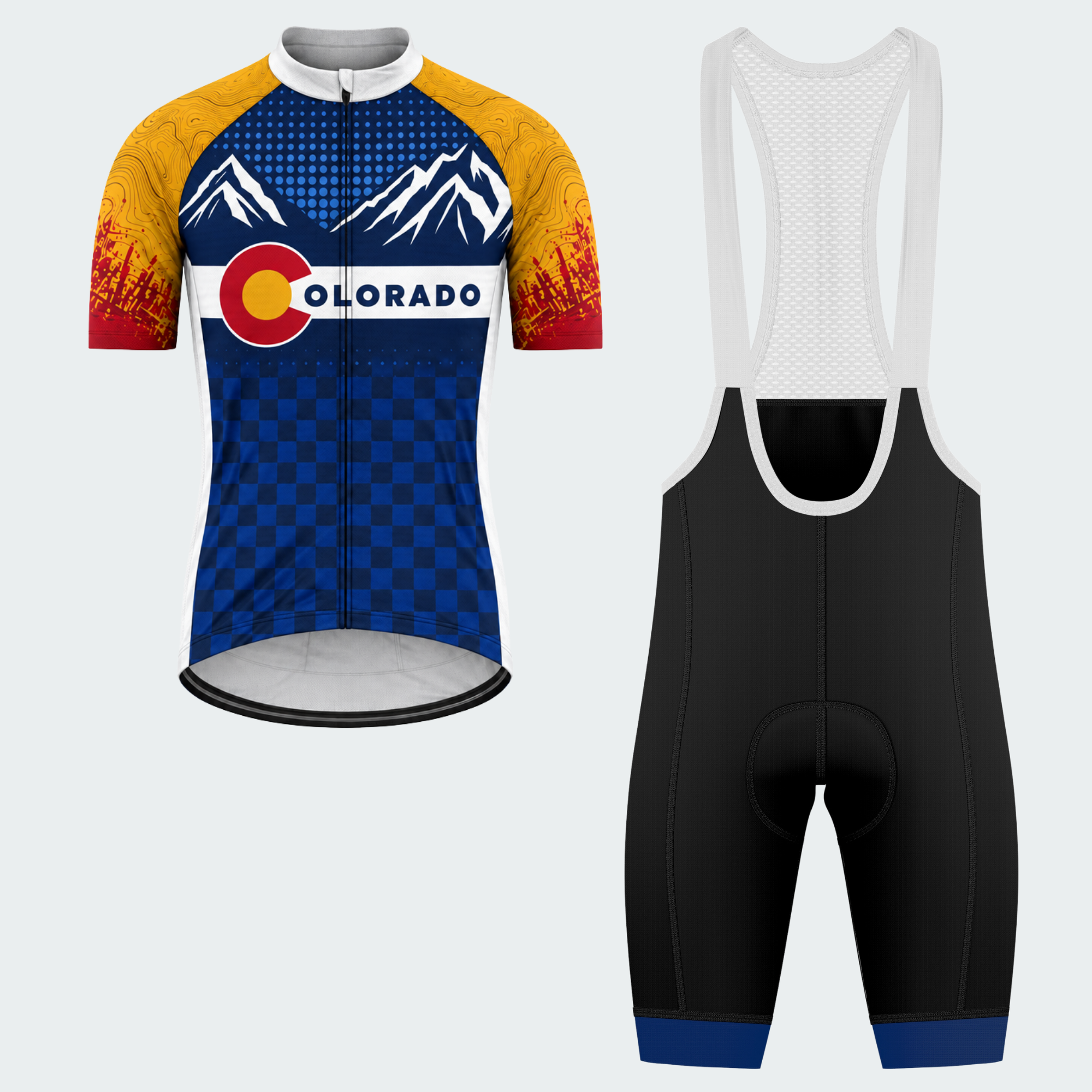 Men's Personalized Colorado Peak Pride Cycling Jersey & Kit — short sleeve bib shorts kit — featured image
