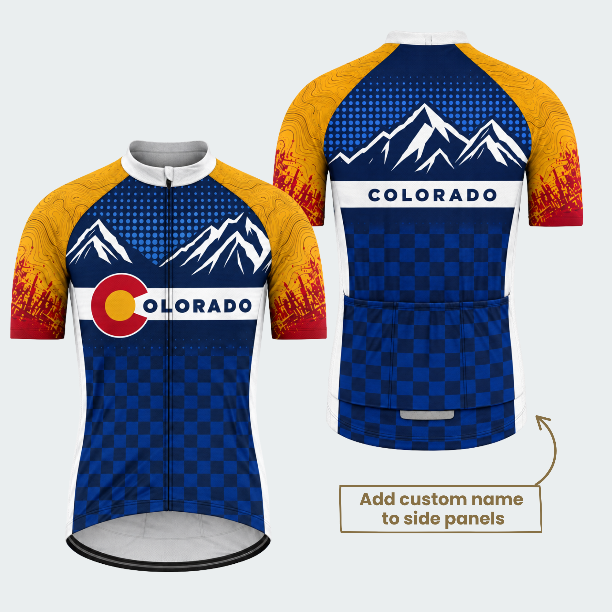 Men's Personalized Colorado Peak Pride Cycling Jersey & Kit — short sleeve jersey — featured image