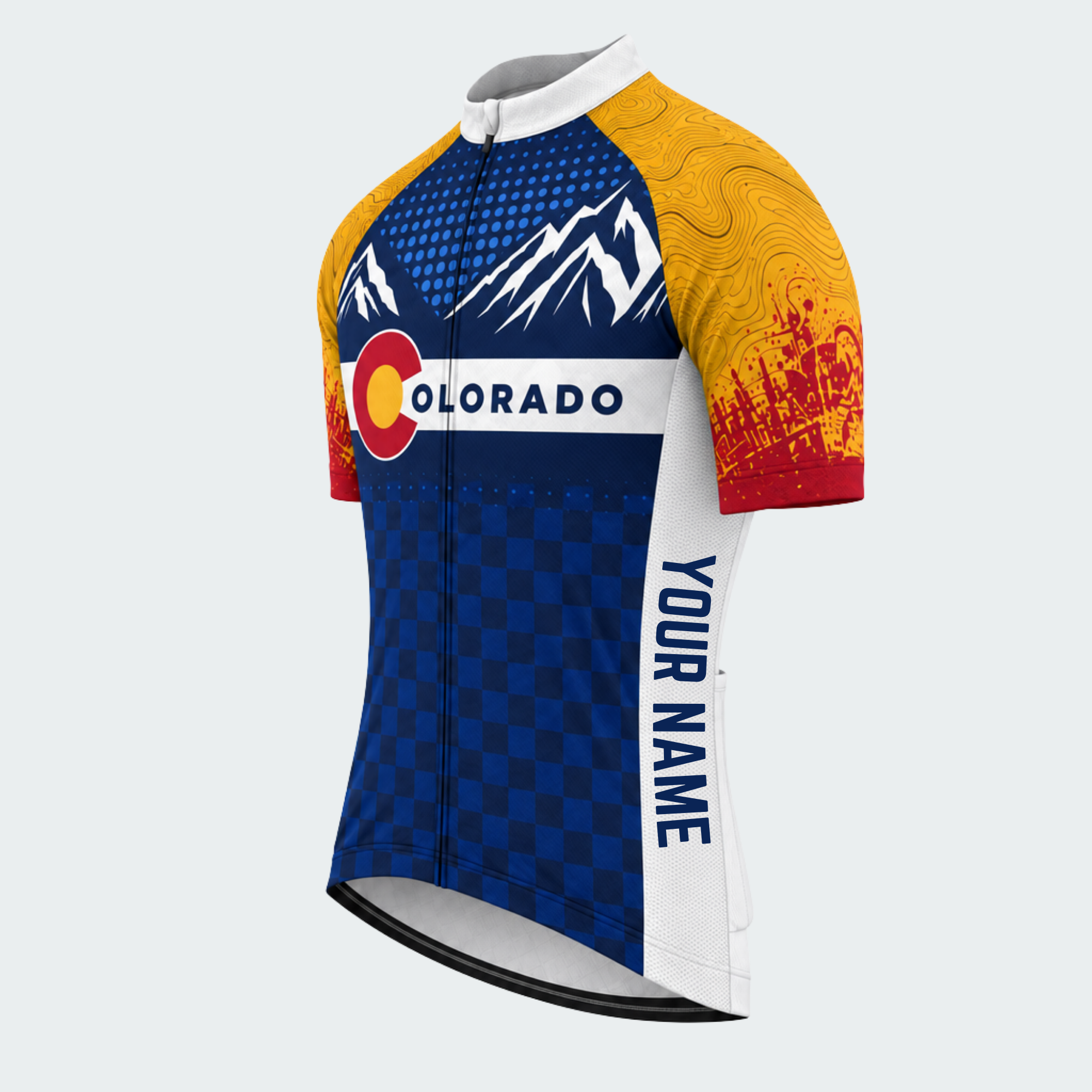 Men's Personalized Colorado Peak Pride Cycling Jersey & Kit — short sleeve jersey — image 04