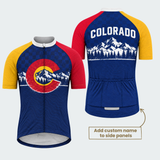 Men's Personalized Colorado Alpine Emblem Cycling Jersey & Kit — short sleeve jersey — featured image