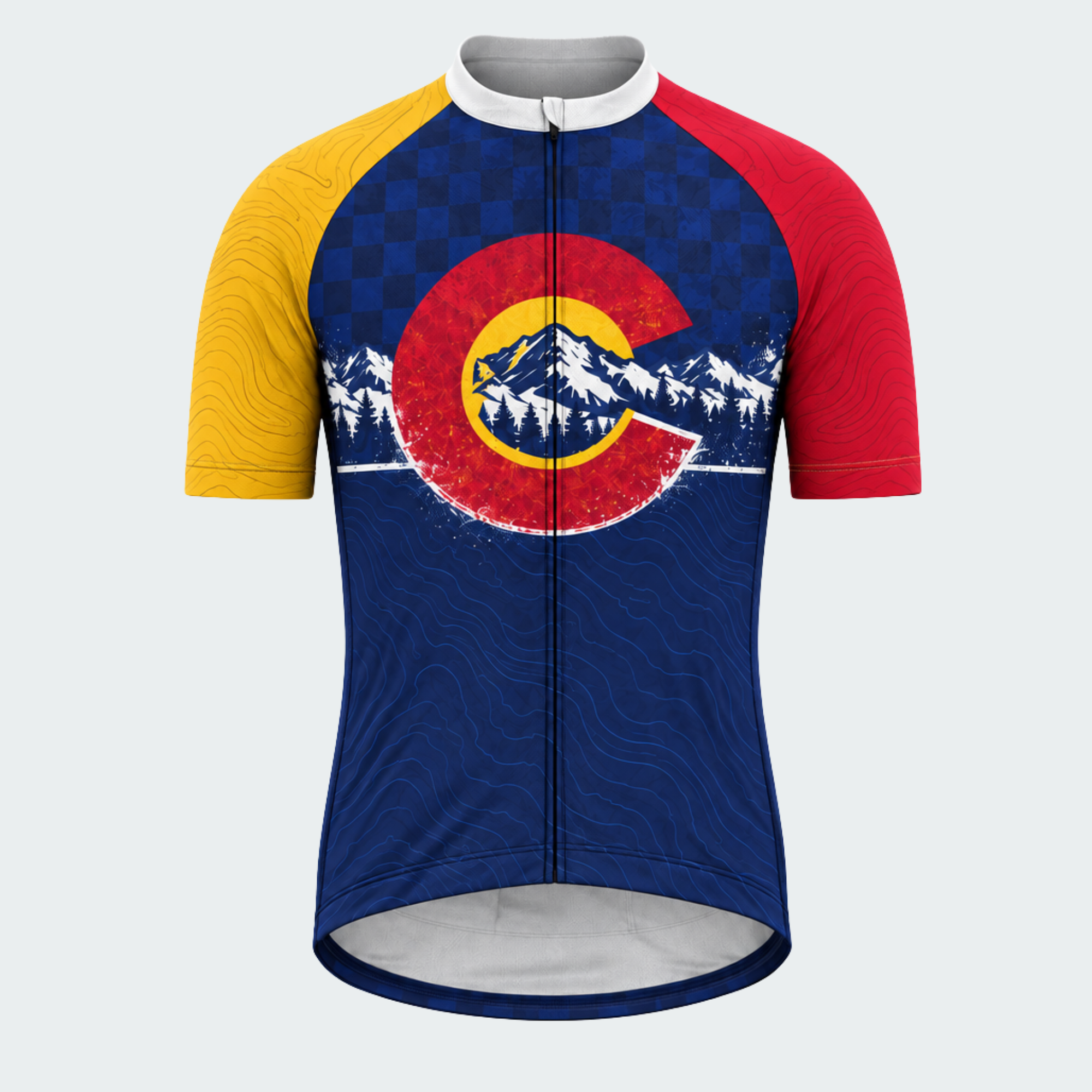 Men's Personalized Colorado Alpine Emblem Cycling Jersey & Kit — short sleeve jersey — image 02