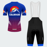 Men's Personalized Colorado Mountain Crest Cycling Jersey & Kit — short sleeve bib shorts kit — image 02