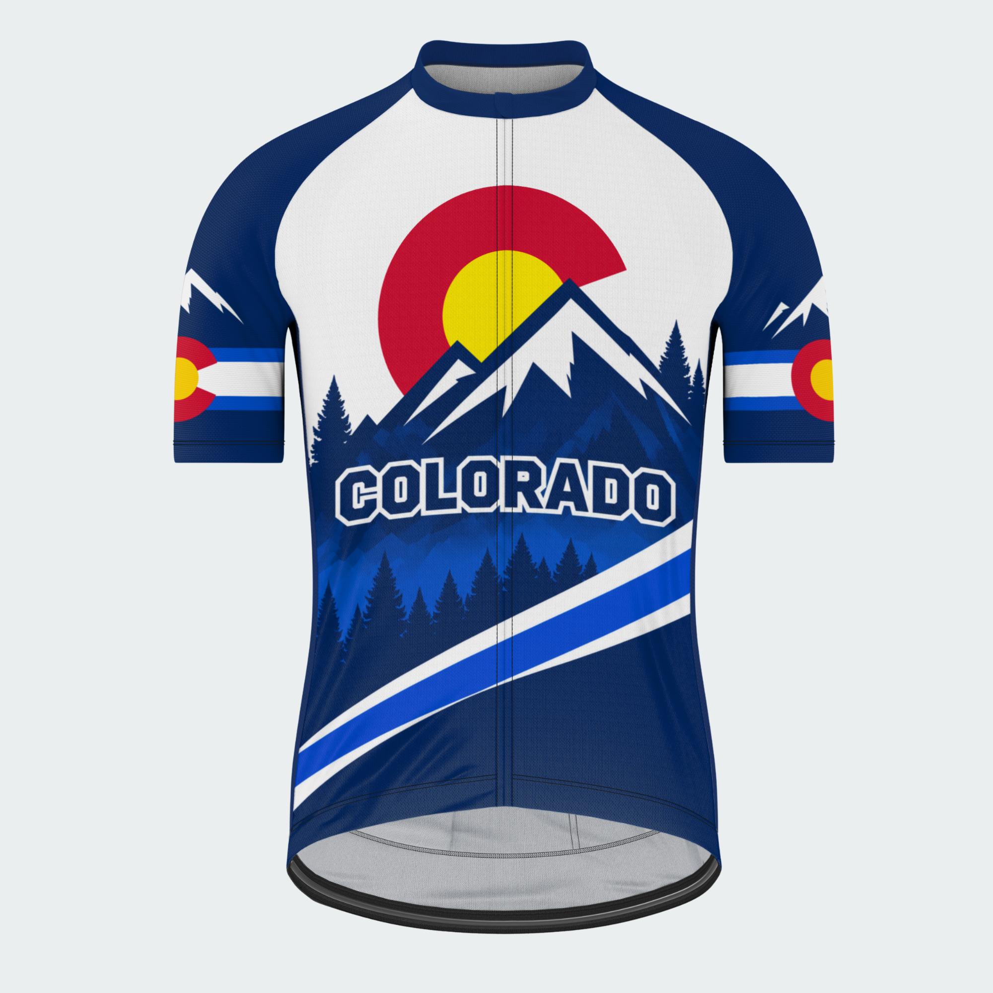 Men's Personalized Colorado High Country Cycling Jersey & Kit — short sleeve jersey — image 02