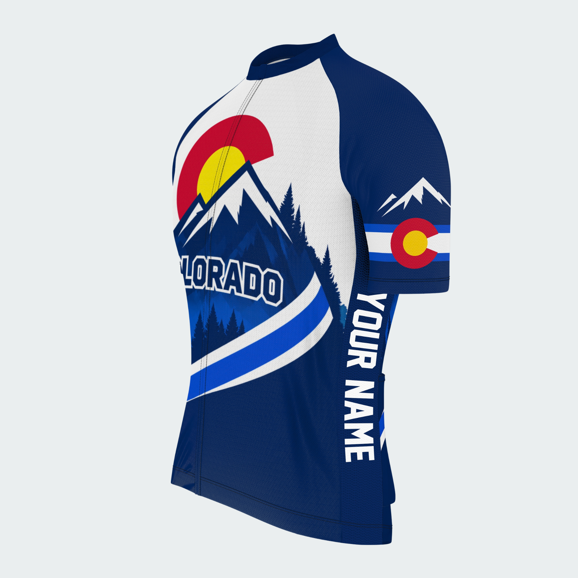 Men's Personalized Colorado High Country Cycling Jersey & Kit — short sleeve jersey — image 04