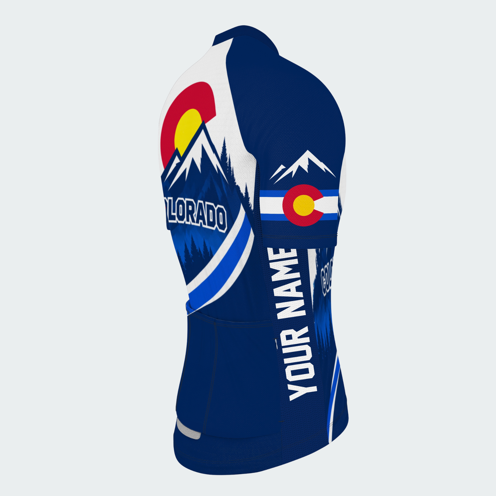 Men's Personalized Colorado High Country Cycling Jersey & Kit — short sleeve jersey — image 05