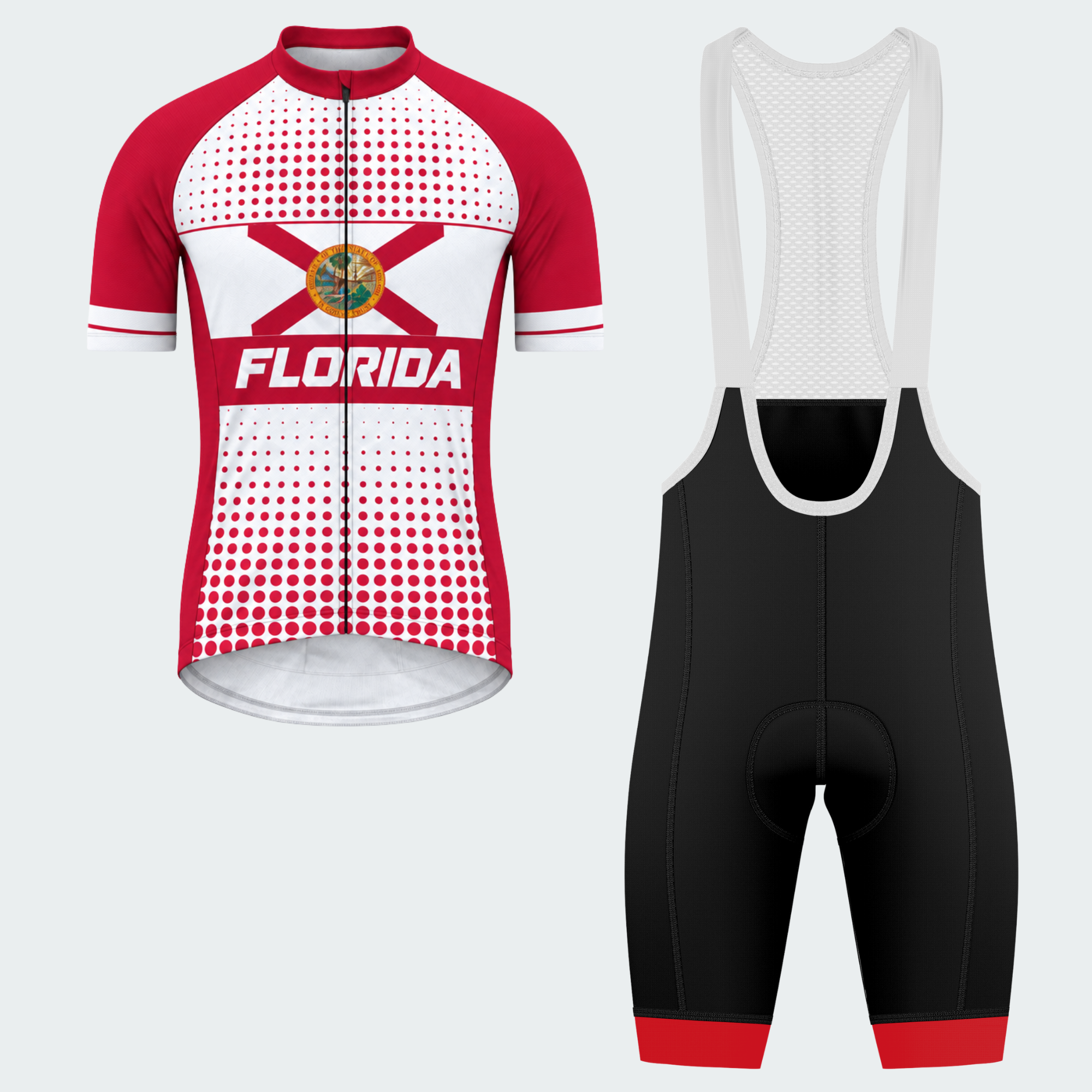 Men's Personalized Florida Cross & Seal Cycling Jersey & Kit — short sleeve bib shorts kit — featured image