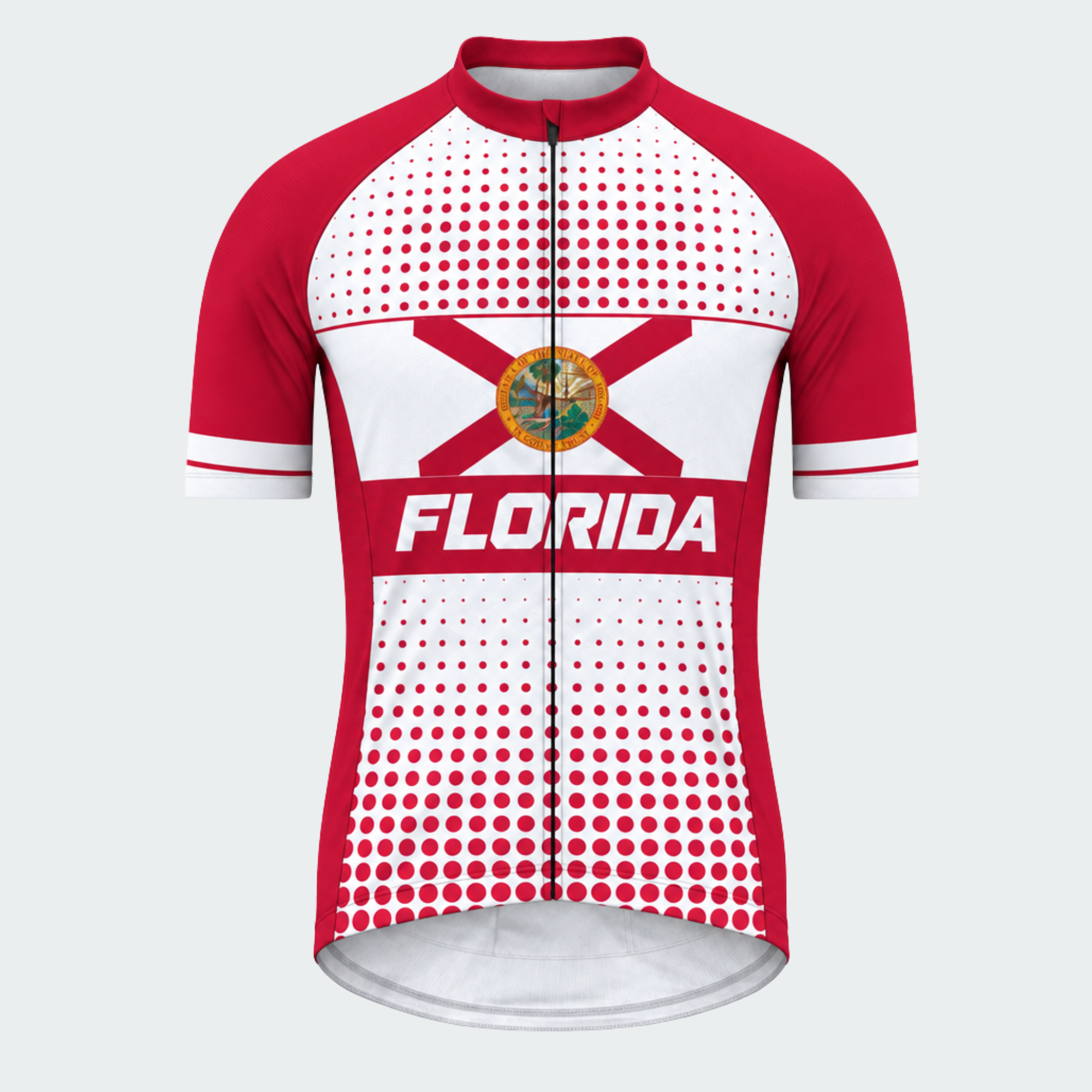 Men's Personalized Florida Cross & Seal Cycling Jersey & Kit — short sleeve jersey — image 02