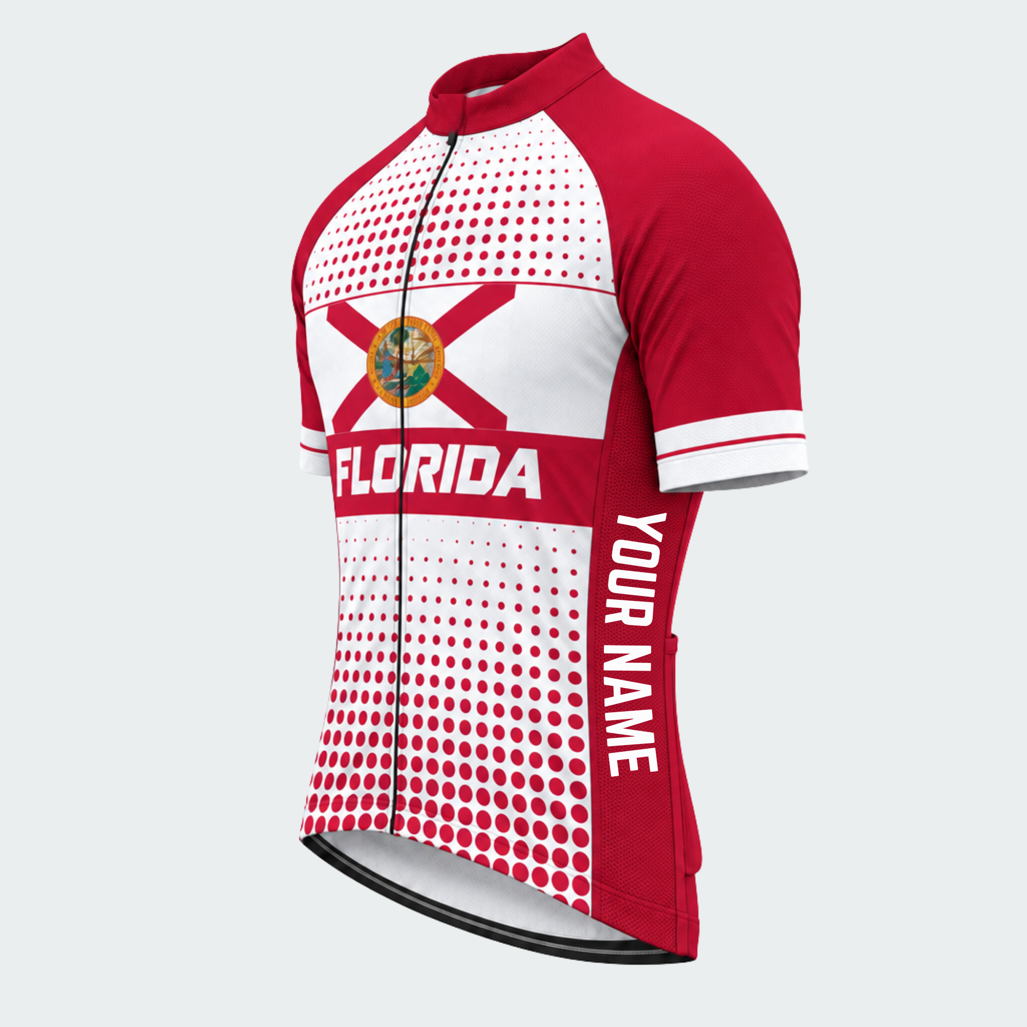 Men's Personalized Florida Cross & Seal Cycling Jersey & Kit — short sleeve jersey — image 04