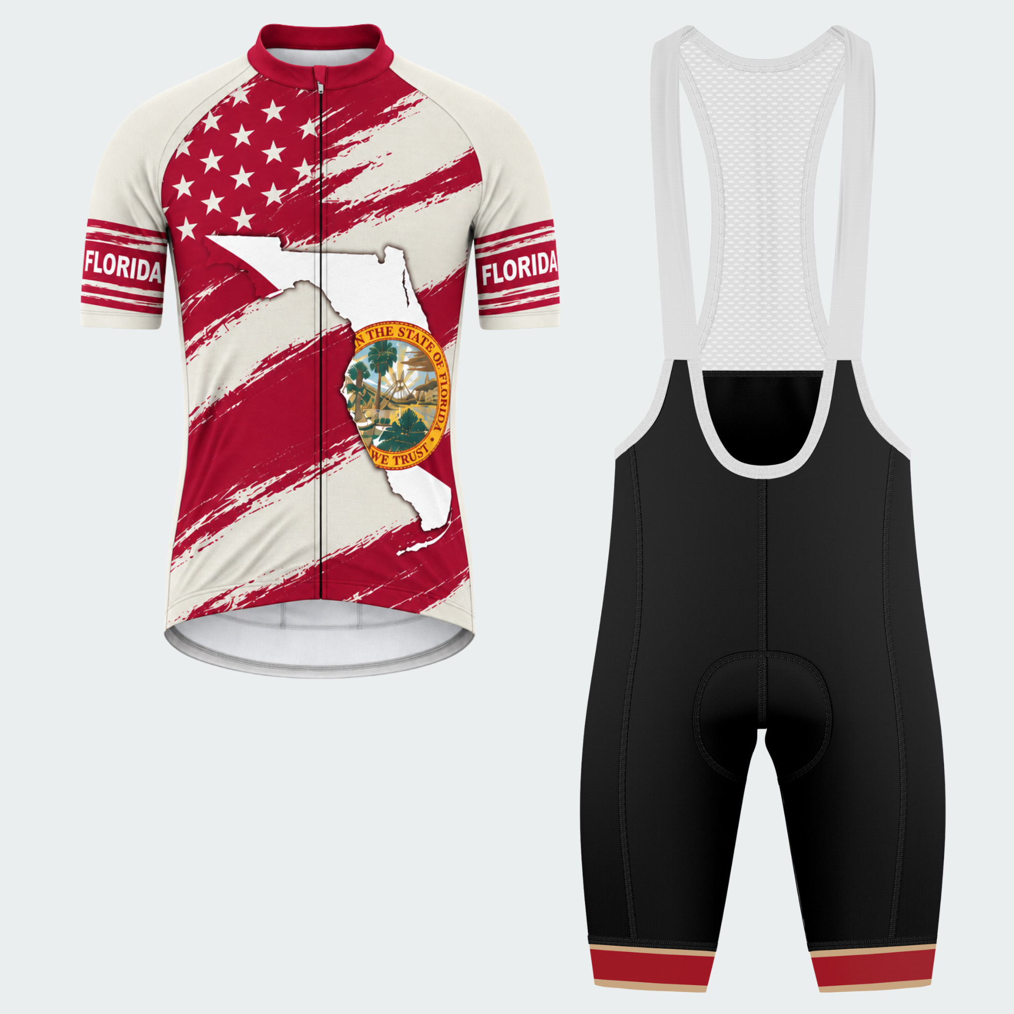 Men's Personalized Florida State Seal Cycling Jersey & Kit — short sleeve bib shorts kit — featured image