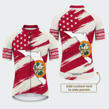 Men's Personalized Florida State Seal Cycling Jersey & Kit — short sleeve jersey — featured image