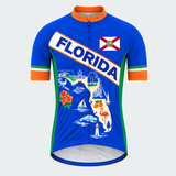 Men's Personalized Florida Landmarks Map Cycling Jersey & Kit — short sleeve jersey — image 02