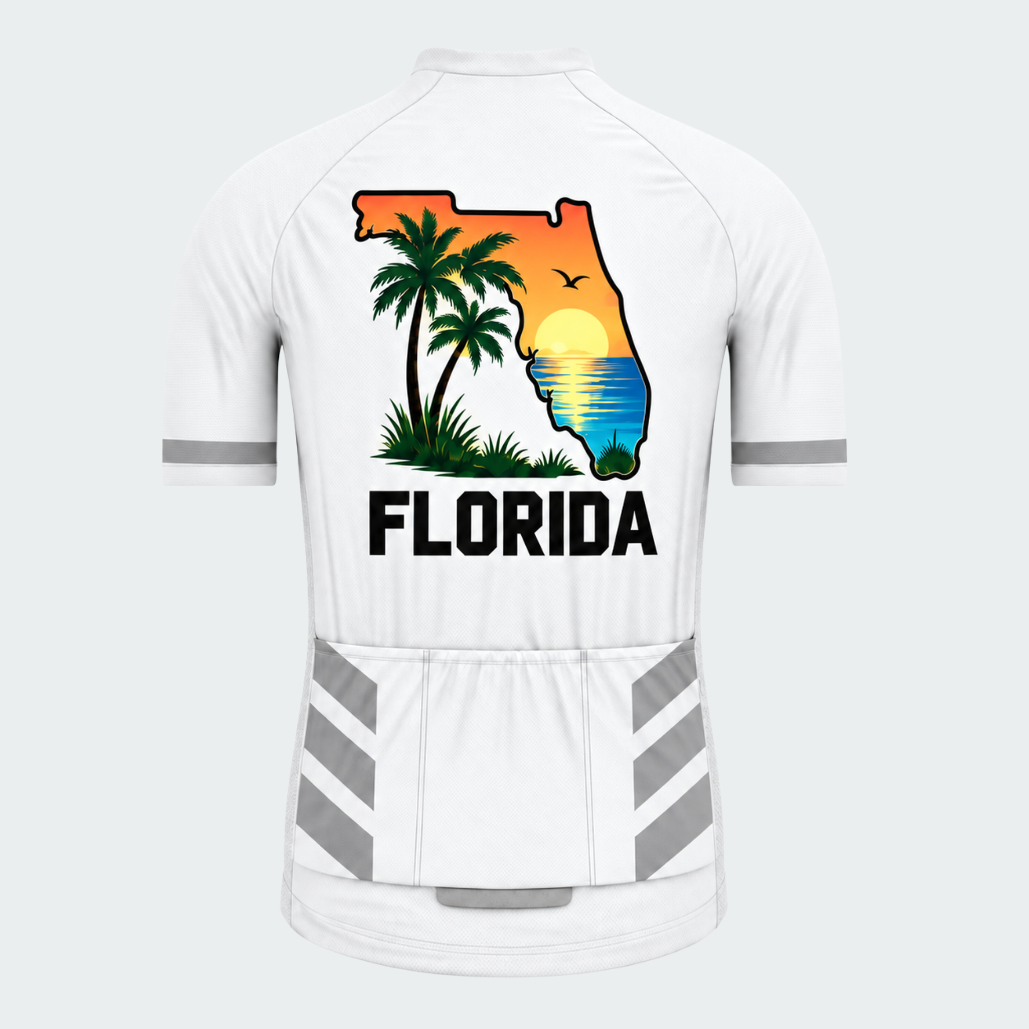 Men's Personalized Florida Sunset Coast Cycling Jersey & Kit — short sleeve jersey — image 03