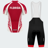 Men's Personalized Florida Outline Emblem Cycling Jersey & Kit — short sleeve bib shorts kit — image 02