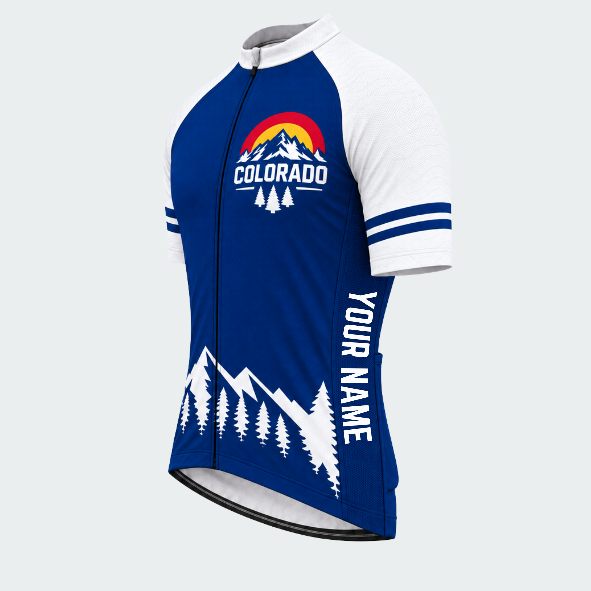 Men's Personalized Colorado Alpine Crest Cycling Jersey & Kit — short sleeve jersey — image 04