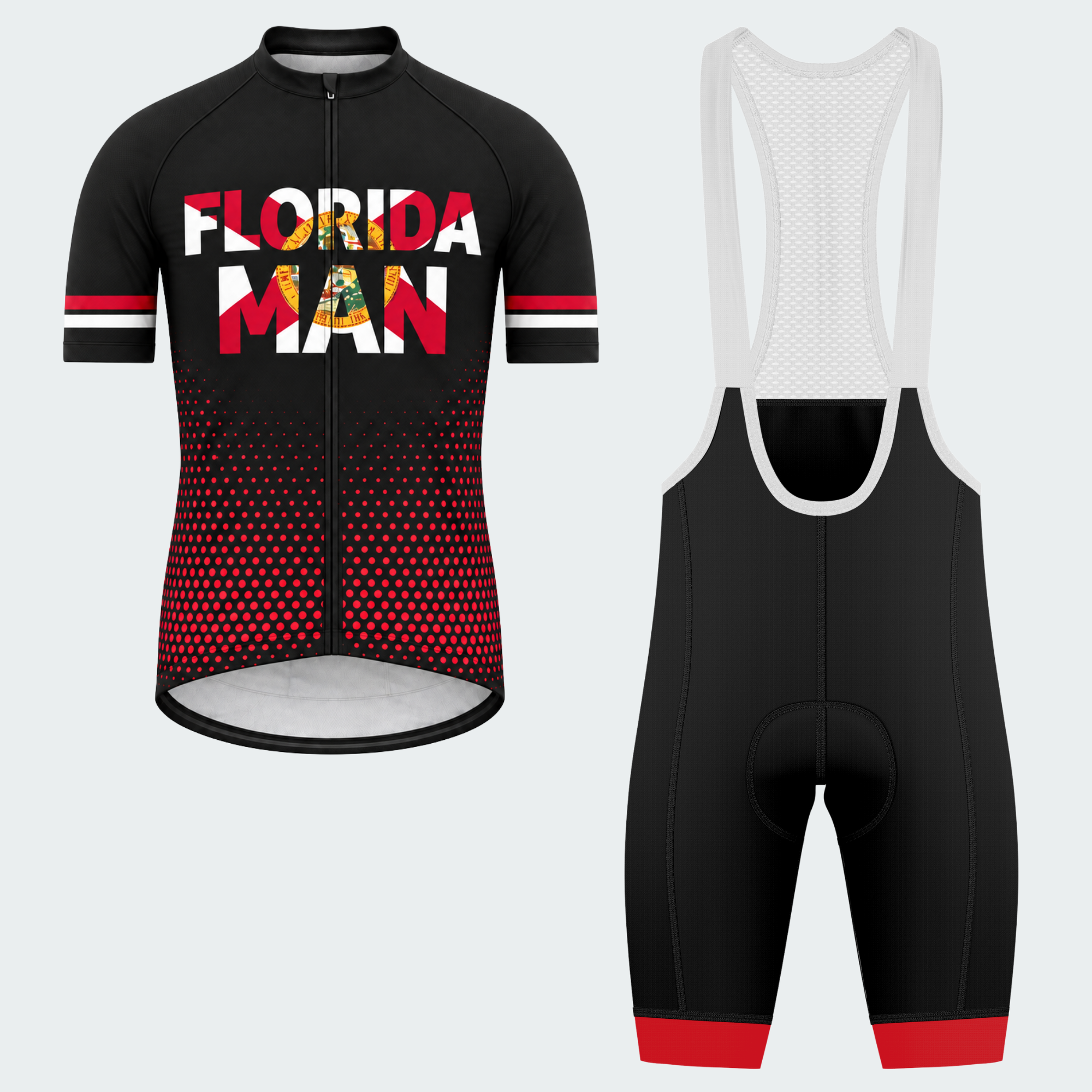 Men's Personalized Florida Man Statement Cycling Jersey & Kit — short sleeve bib shorts kit — featured image