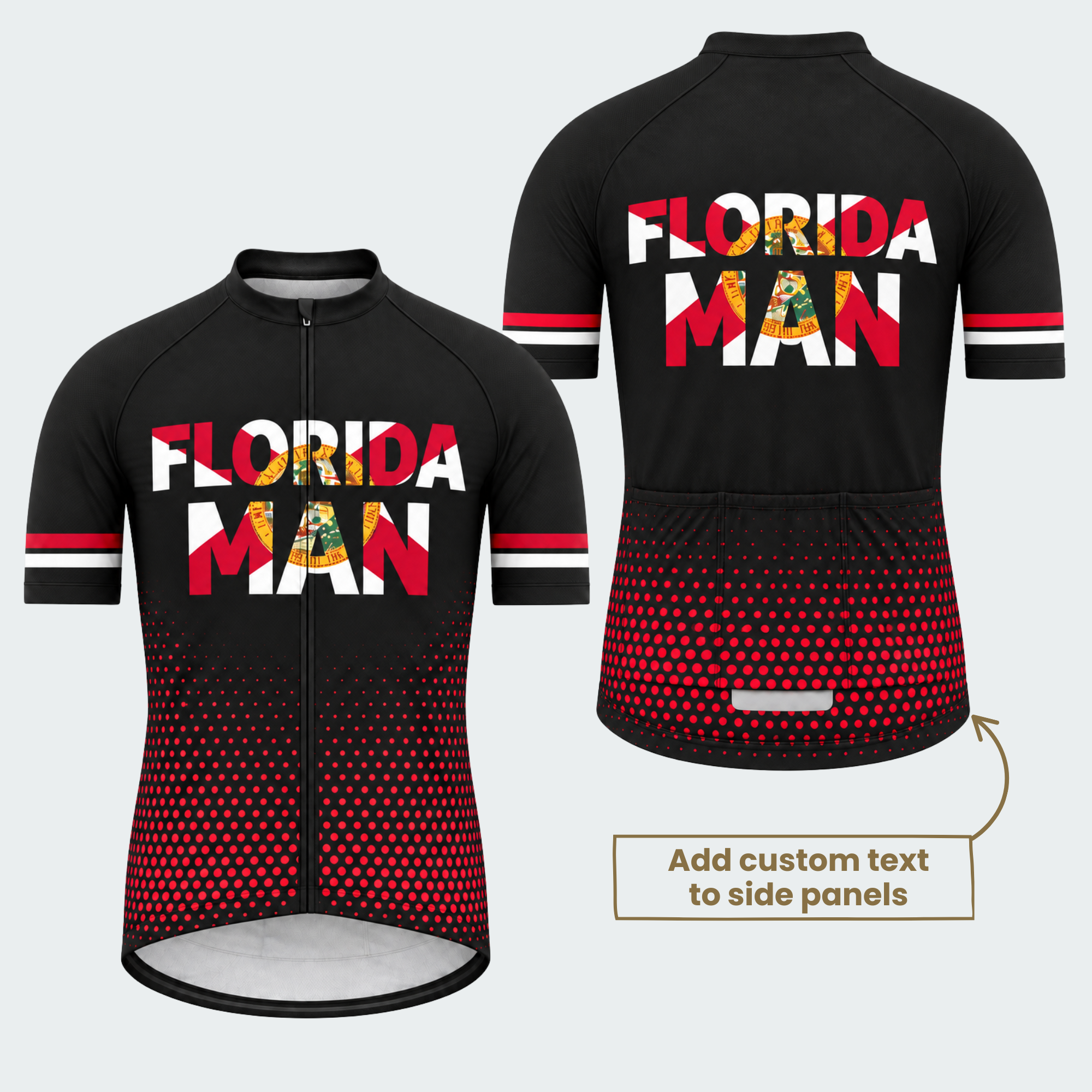 Men's Personalized Florida Man Statement Cycling Jersey & Kit — short sleeve jersey — featured image
