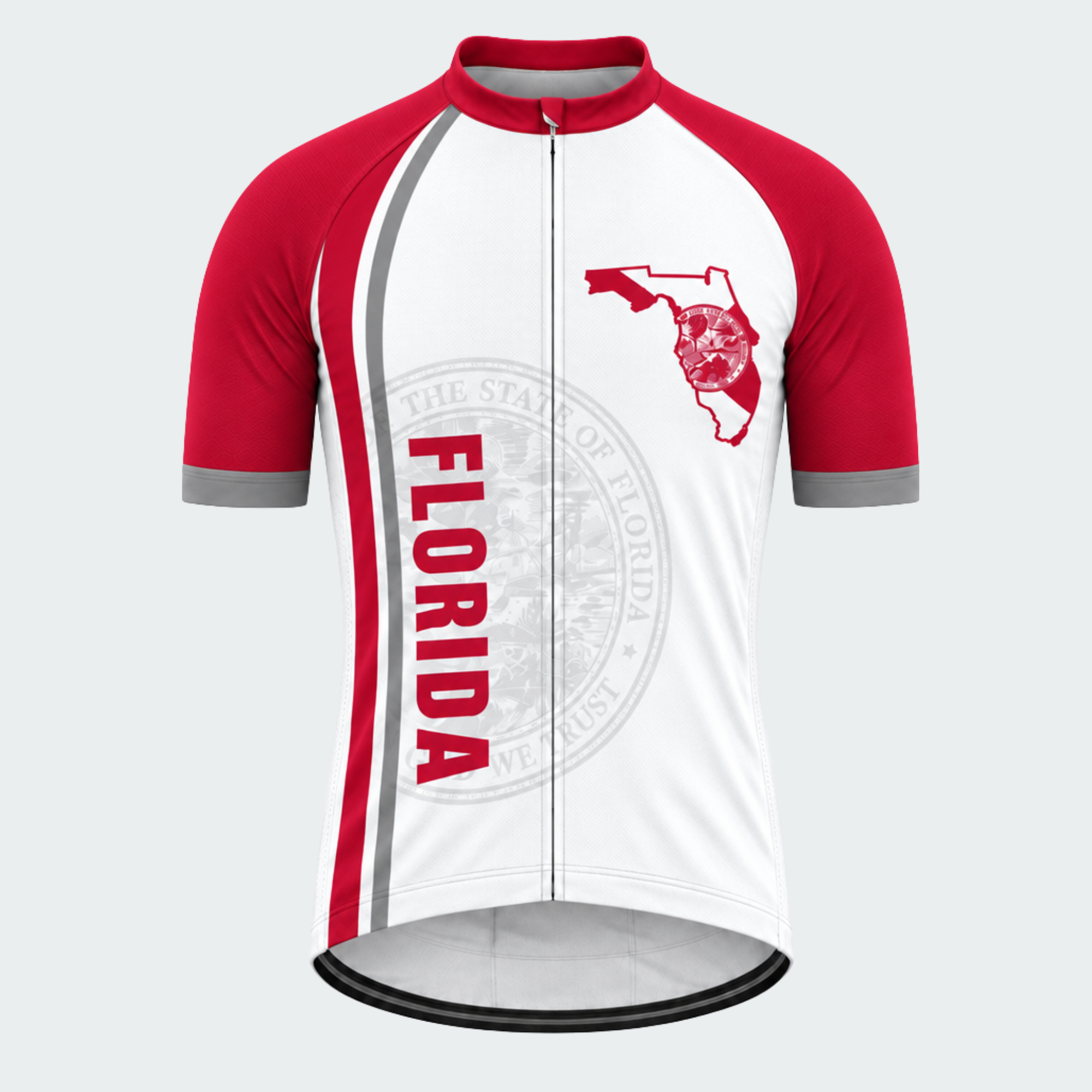 Men's Personalized Florida Bold Emblem Cycling Jersey & Kit — short sleeve jersey — image 02