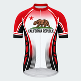 Men's Personalized California Republic Bear Cycling Jersey & Kit — short sleeve jersey — image 02