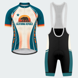 Men's Personalized California Republic Palm Shield Cycling Jersey & Kit — short sleeve bib shorts kit — featured image