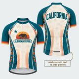Men's Personalized California Republic Palm Shield Cycling Jersey & Kit — short sleeve jersey — featured image