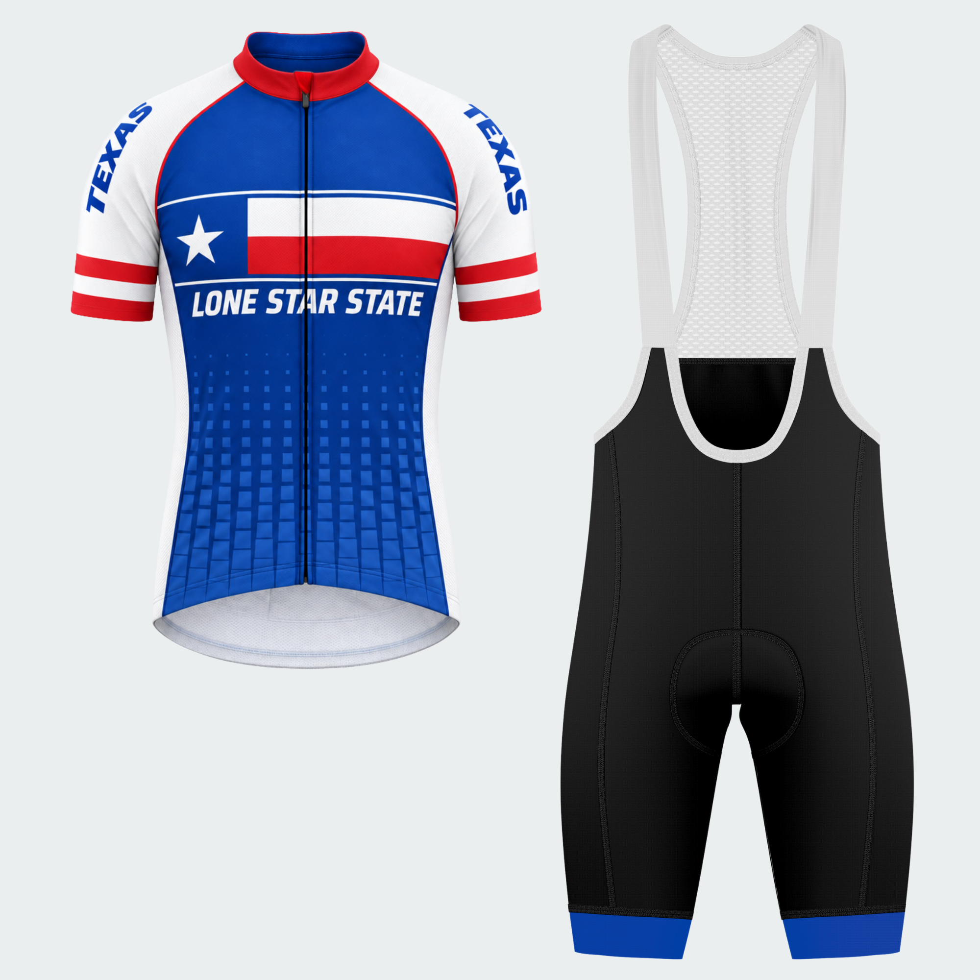 Men's Personalized Texas Lone Star State Cycling Jersey & Kit — short sleeve bib shorts kit — featured image