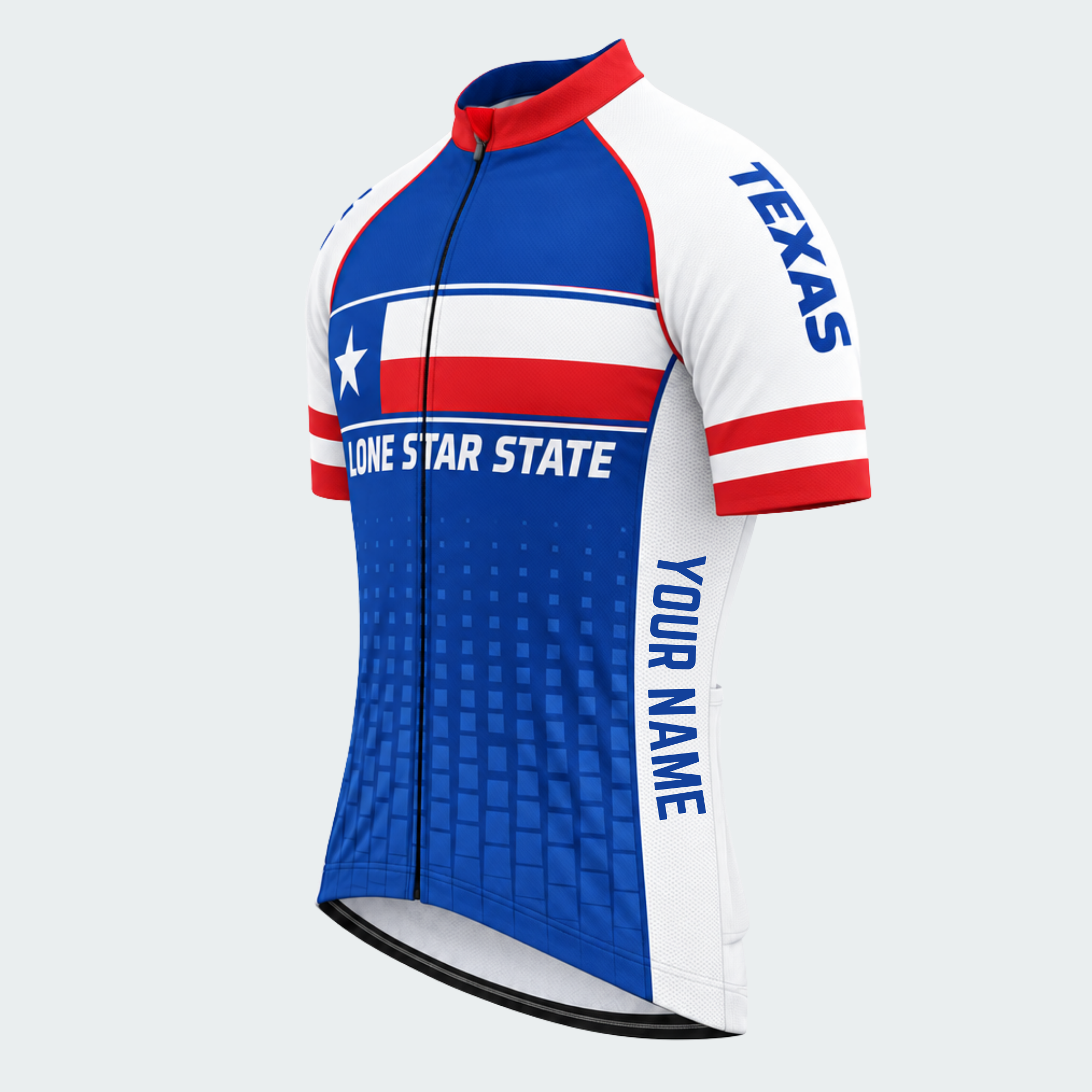 Men's Personalized Texas Lone Star State Cycling Jersey & Kit — short sleeve jersey — image 04