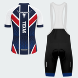 Men's Personalized Texas Longhorn Shield Cycling Jersey & Kit — short sleeve bib shorts kit — image 02