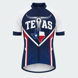 Men's Personalized Texas Longhorn Shield Cycling Jersey & Kit — short sleeve jersey — image 02