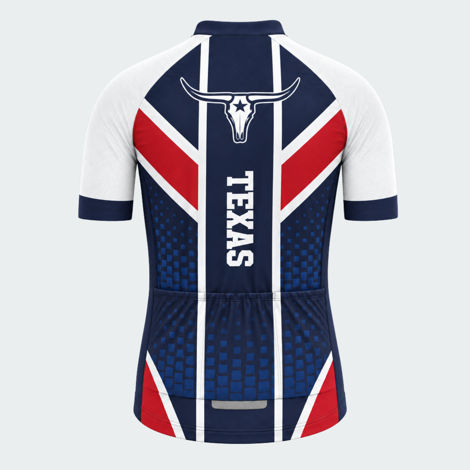 Men's Personalized Texas Longhorn Shield Cycling Jersey & Kit — short sleeve jersey — image 03
