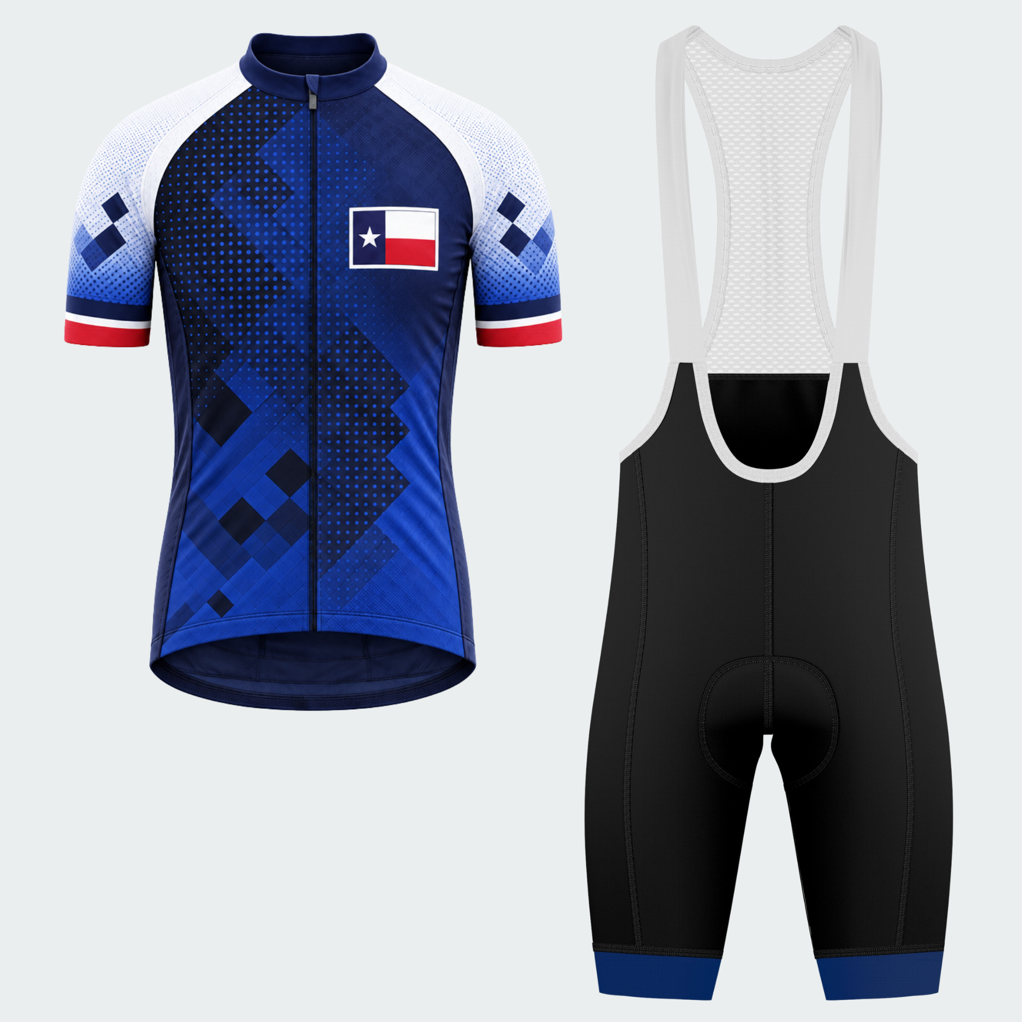 Men's Personalized Texas Flag Circuit Cycling Jersey & Kit — short sleeve bib shorts kit — featured image
