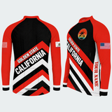 Men's Personalized California Sunset Palms Cycling Jersey & Kit — long sleeve cycling kit — featured image