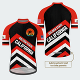 Men's Personalized California Sunset Palms Cycling Jersey & Kit — short sleeve jersey — featured image