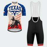 Men's Personalized Texas Bull Rider Cycling Jersey & Kit — short sleeve bib shorts kit — featured image