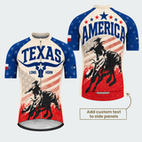Men's Personalized Texas Bull Rider Cycling Jersey & Kit — short sleeve jersey — featured image