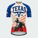 Men's Personalized Texas Bull Rider Cycling Jersey & Kit — short sleeve jersey — image 02