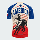 Men's Personalized Texas Bull Rider Cycling Jersey & Kit — short sleeve jersey — image 03