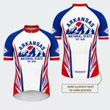 Men's Personalized Arkansas Mountain Badge Cycling Jersey & Kit — short sleeve jersey — featured image
