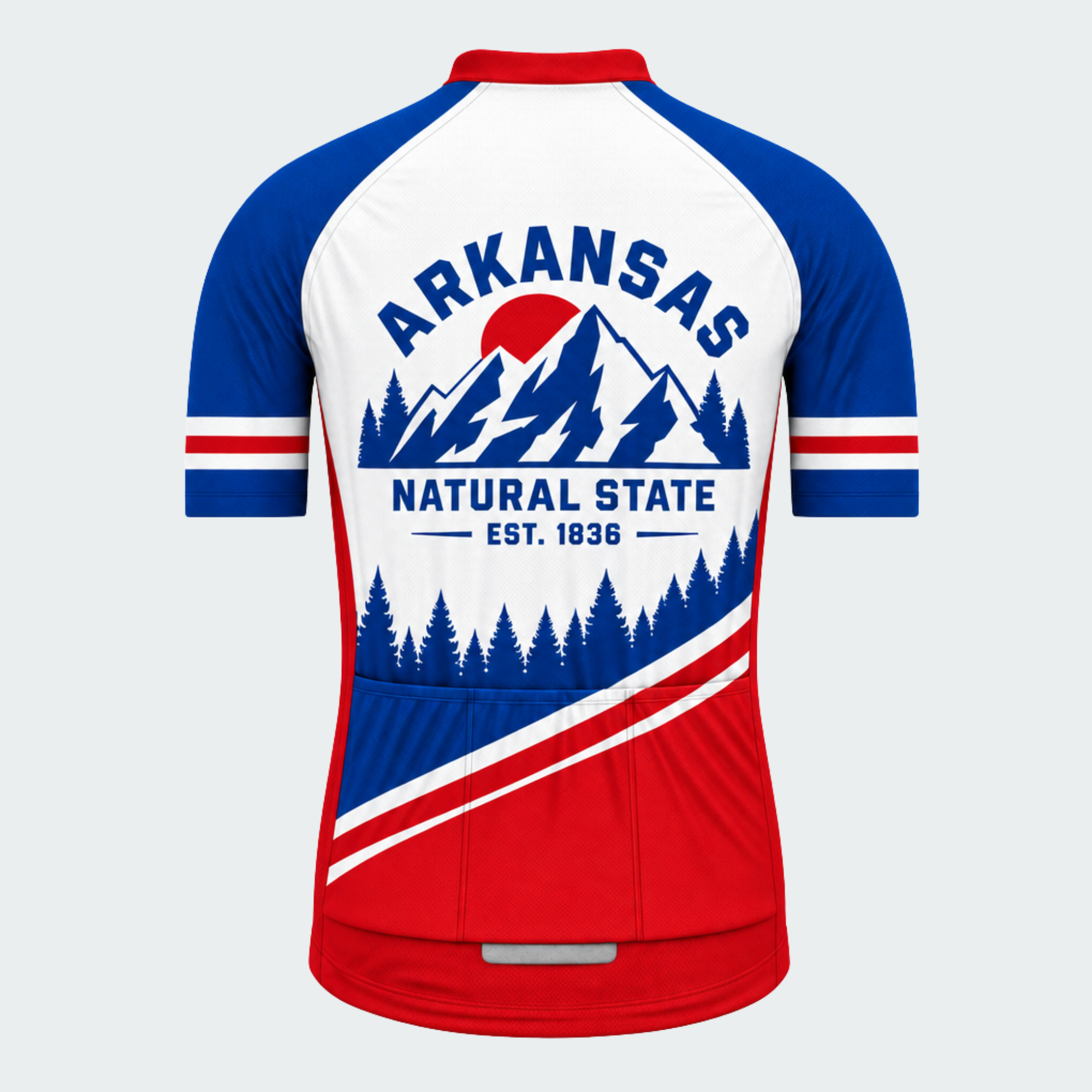 Men's Personalized Arkansas Natural State Cycling Jersey & Kit — short sleeve jersey — image 03
