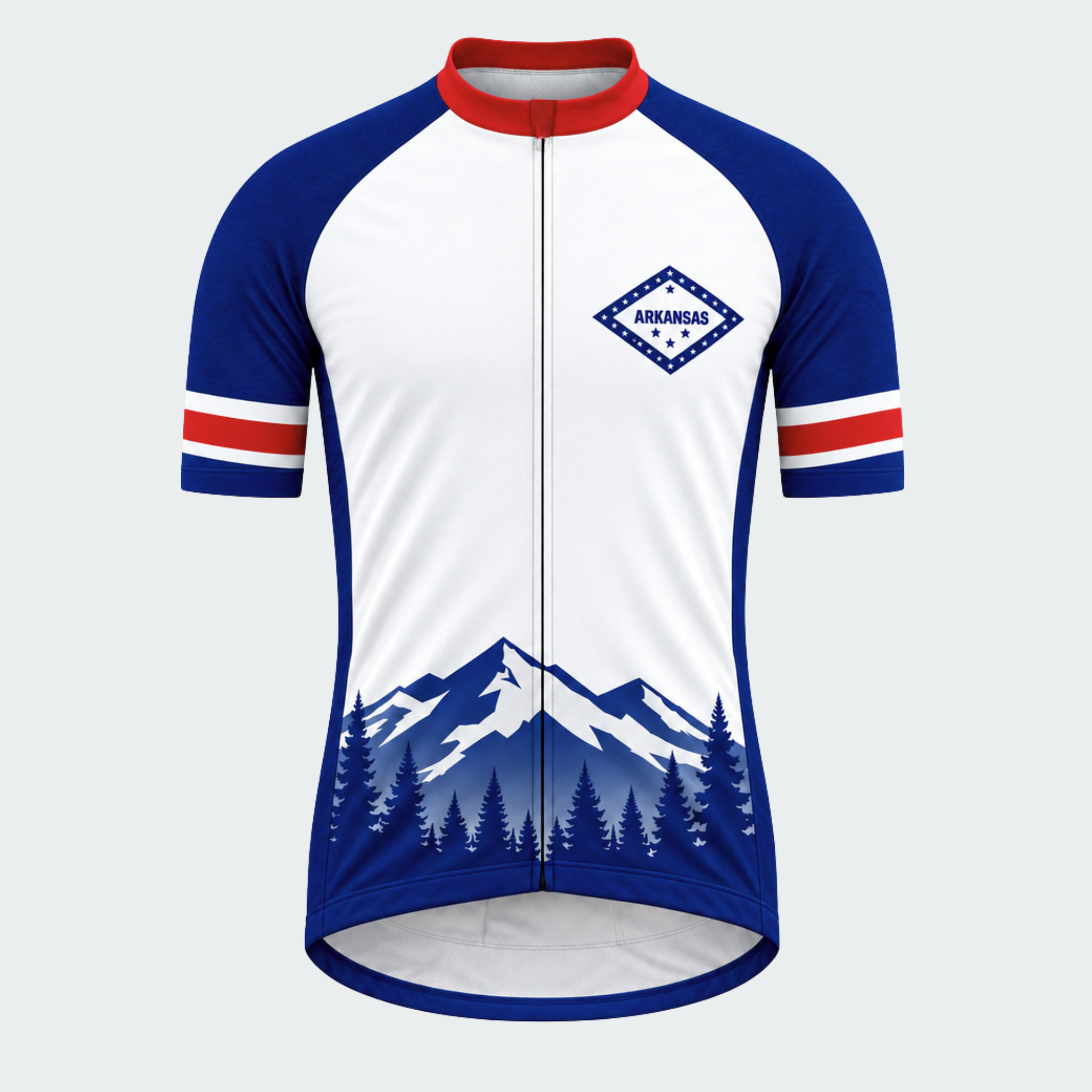 Men's Personalized Arkansas Mountain Crest Cycling Jersey & Kit — short sleeve jersey — image 02