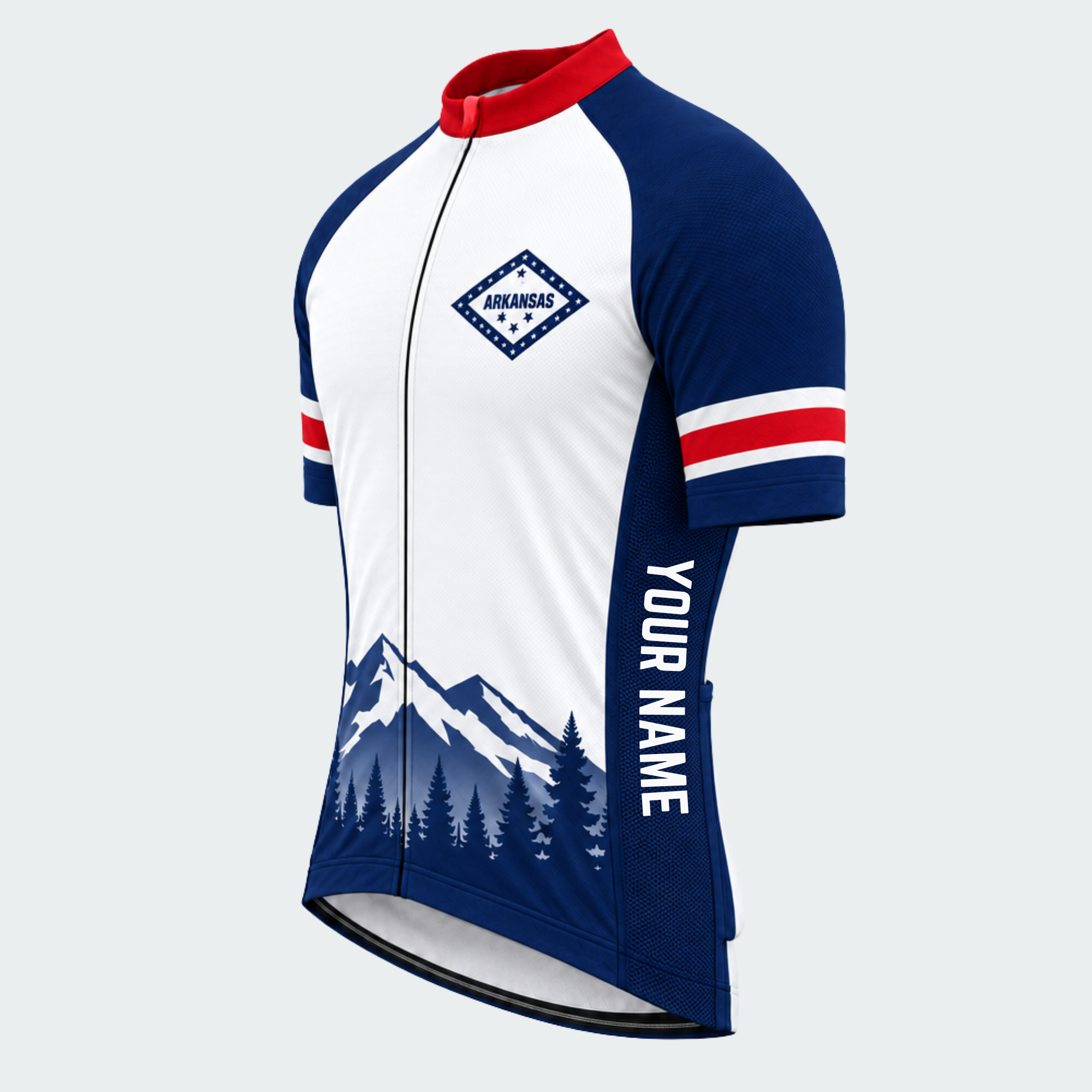 Men's Personalized Arkansas Mountain Crest Cycling Jersey & Kit — short sleeve jersey — image 04